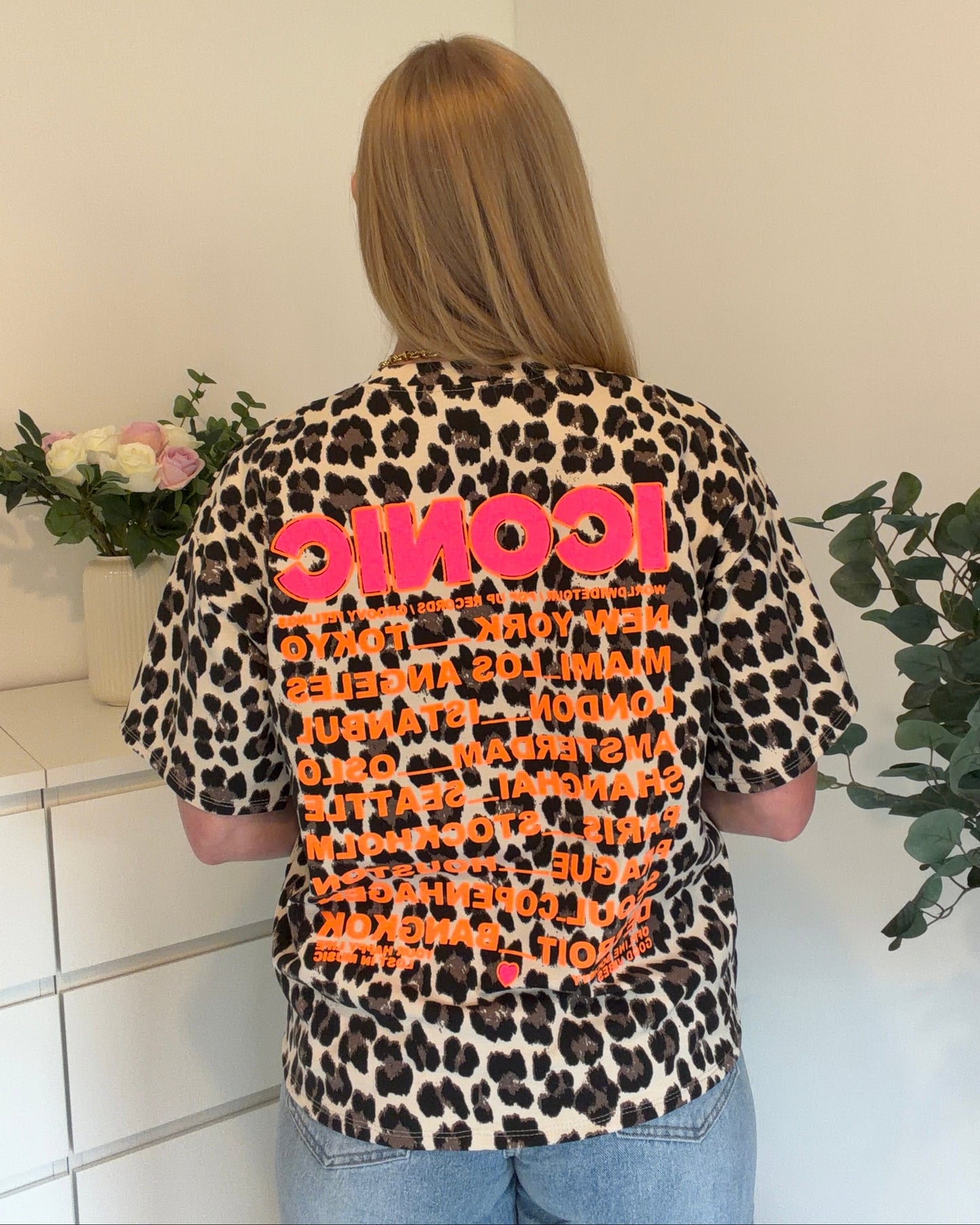 T-shirt léopard ICONIC