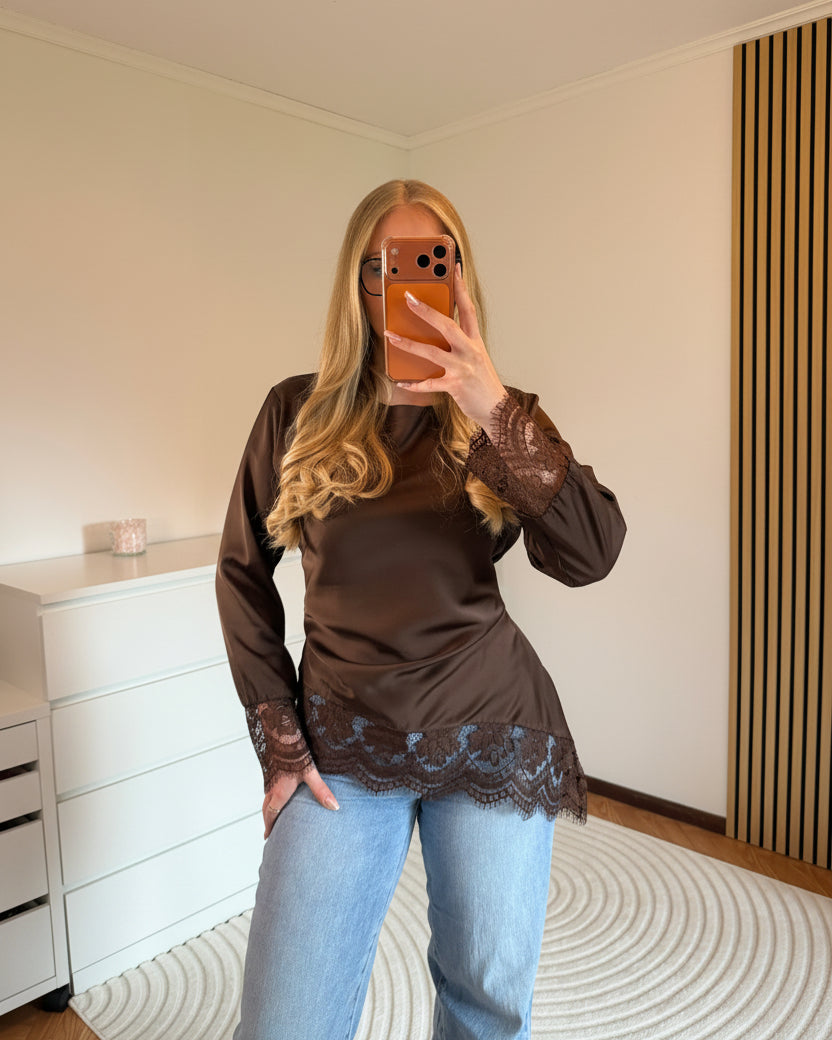 Blouse ANGELA - BRUN