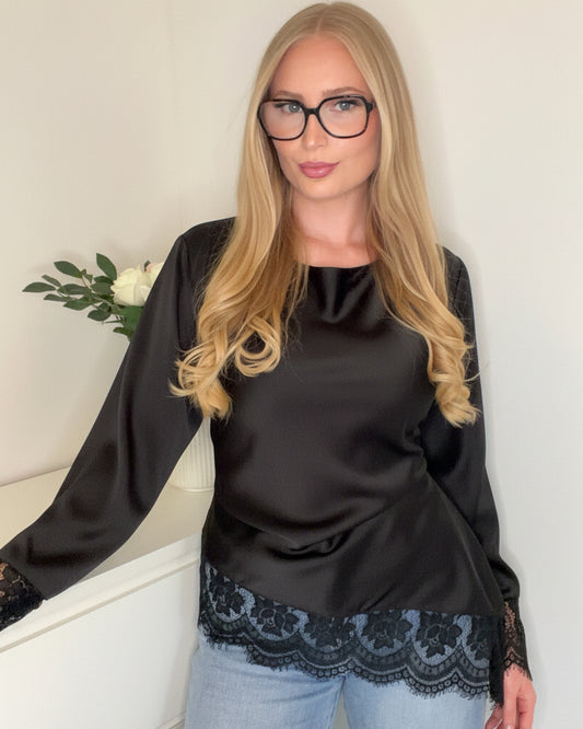 Blouse ANGELA - NOIR