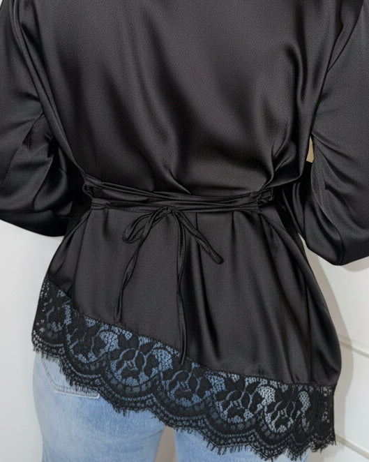 Blouse ANGELA - NOIR