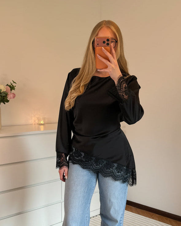 Blouse ANGELA - NOIR